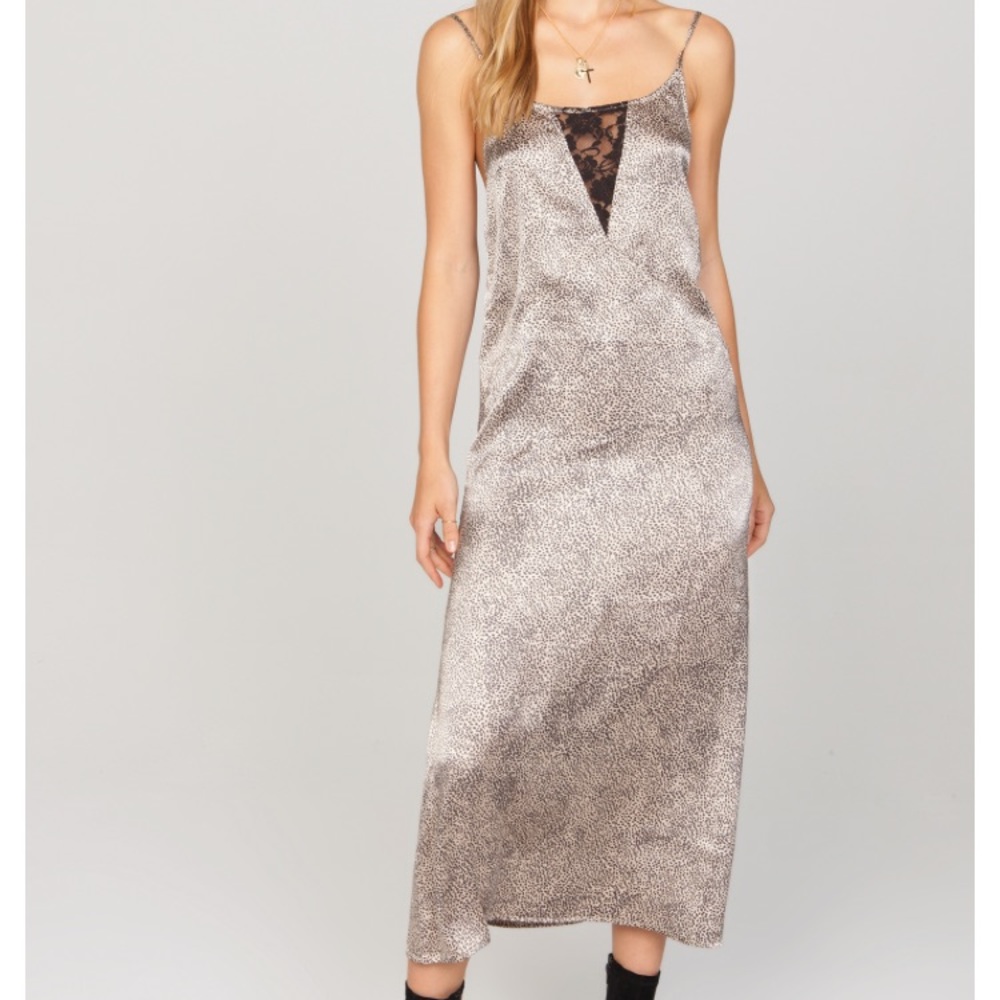 Silk style  slip dress..